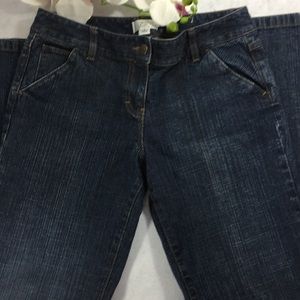 ANN TAYLOR LOFT Dark denim jean size 6